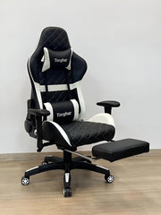 Torghar Gaming Chair, Red and Black Ergonomic Racing Chair with Lumbar Support and Headrest